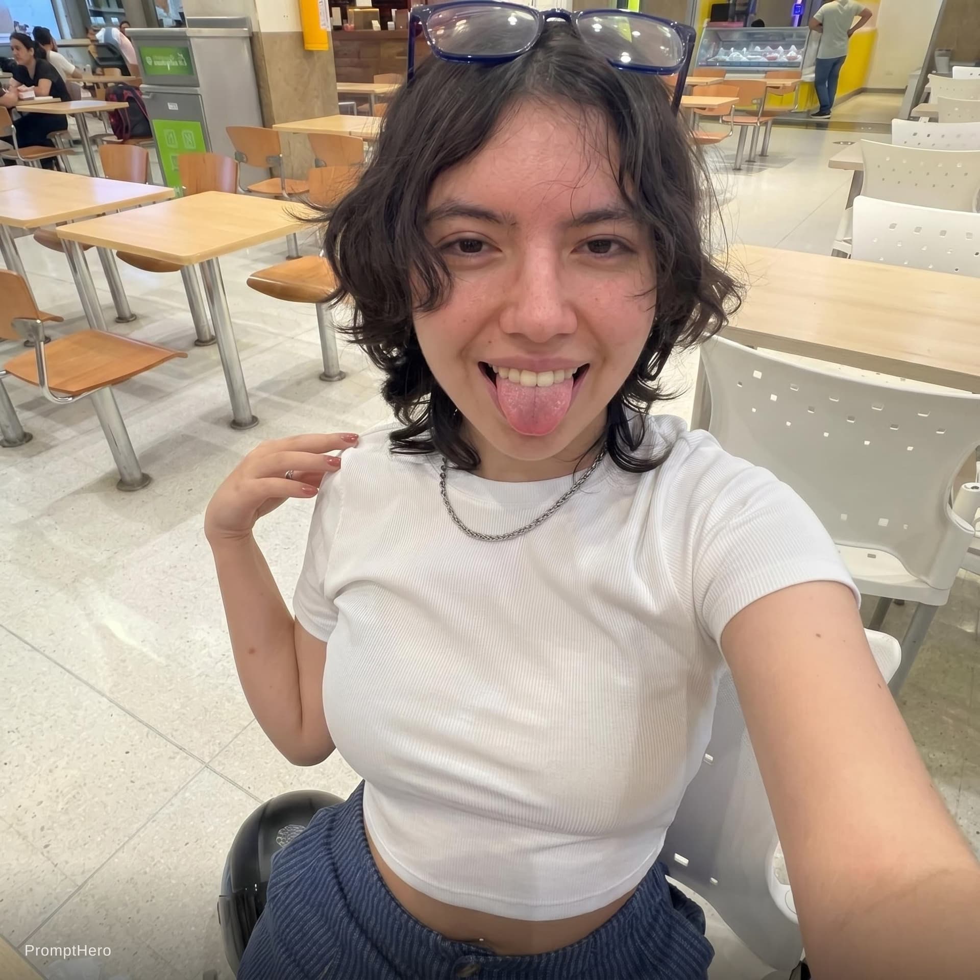 AI generated: tongue out 