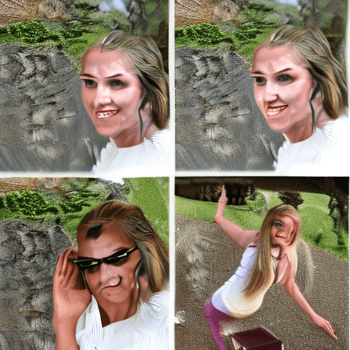 AI generated: Female giving blowjob bj