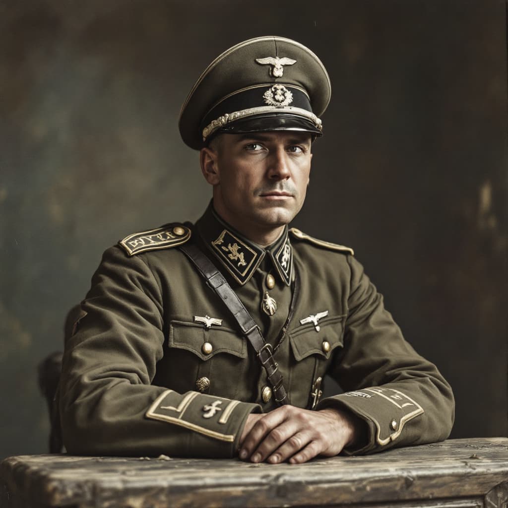 AI generated: A German world war two officer