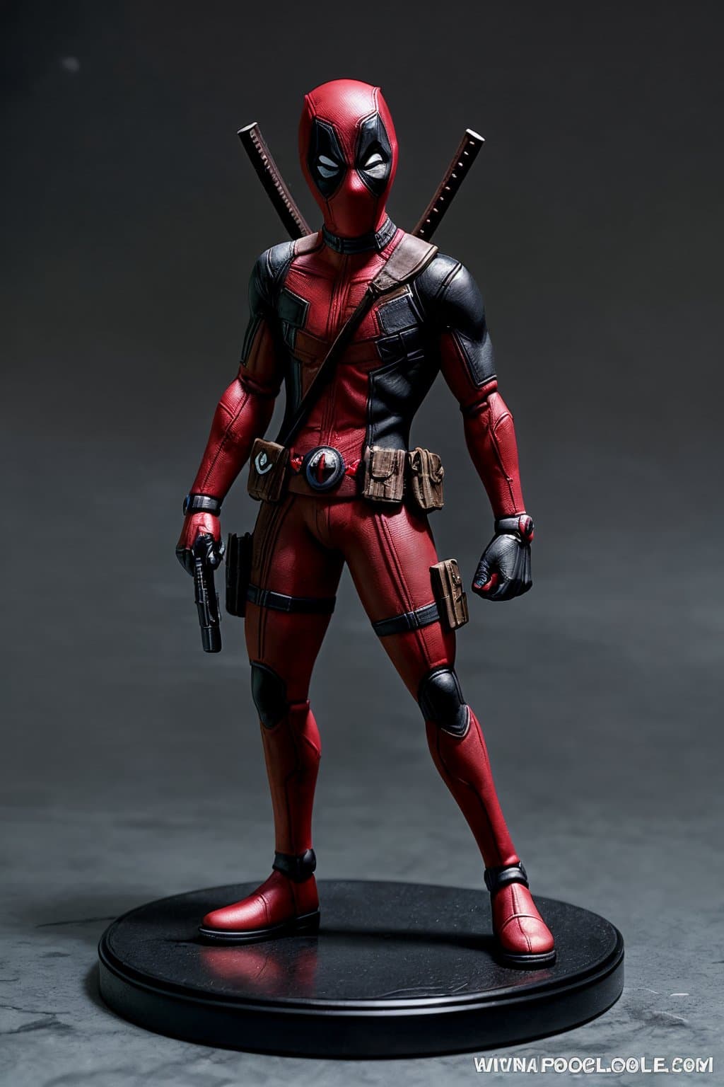 AI generated: deadpool figurine , modern Disney style, <lora:add_detail:0.4> <lora:epi_noiseoffset2:0.4> <lora:hai...