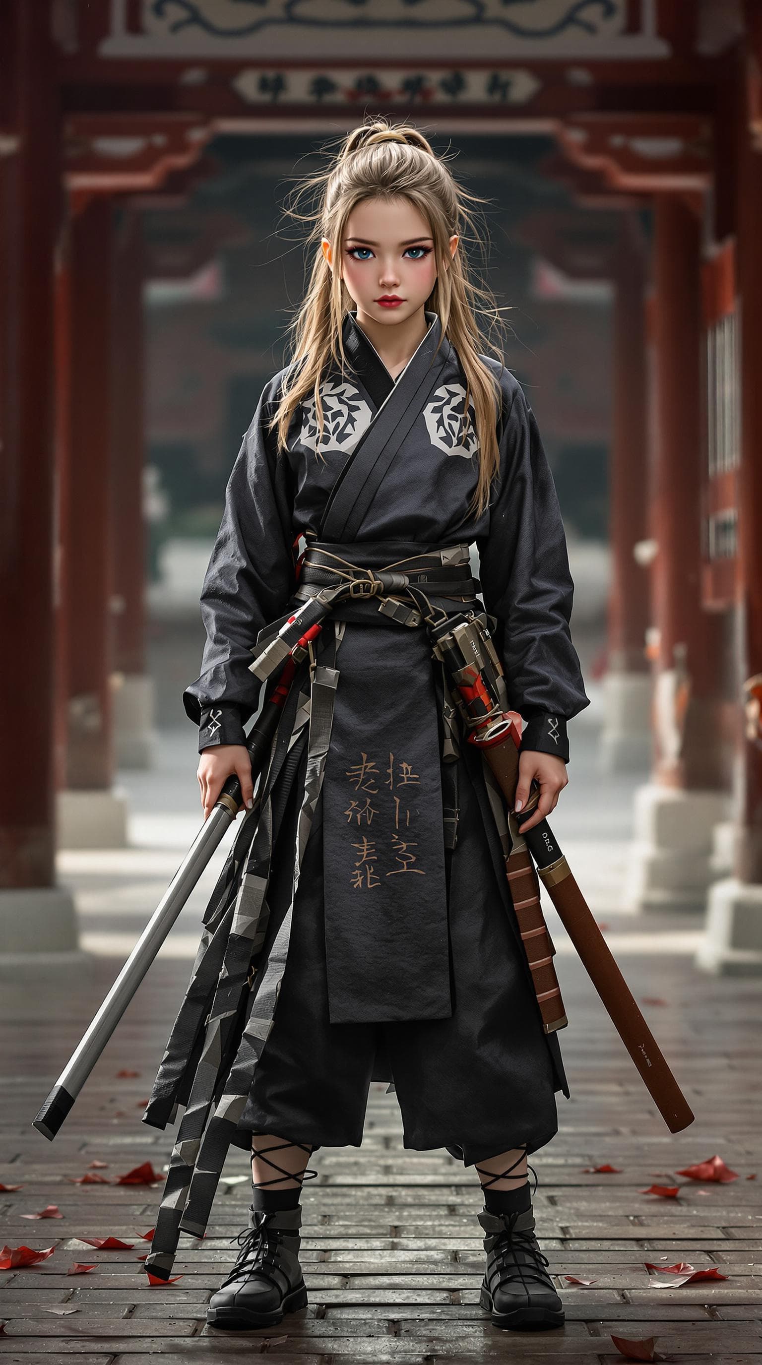AI generated: a professional photo of a exceptionally the most girl in the world (age 12), (twelve year old), Japa...