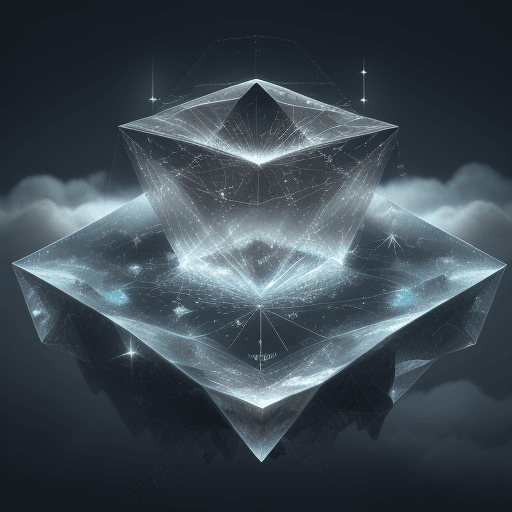 AI generated: An imaginative landscape on the subject of data integration and data analysis. Data as rough diamond...