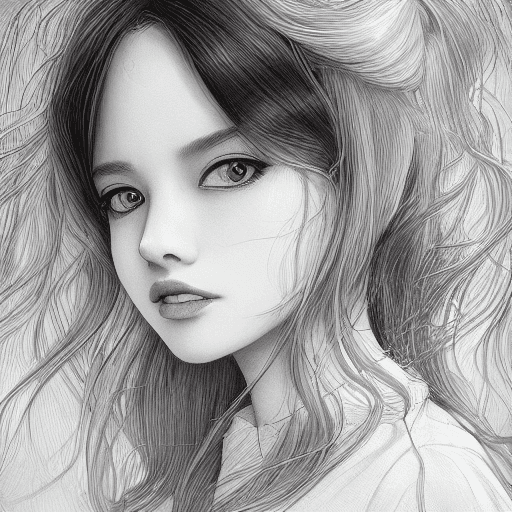 AI generated: Channel the dynamic and polished style of Artgerm Lau to create a stunning illustration of a cute gi...