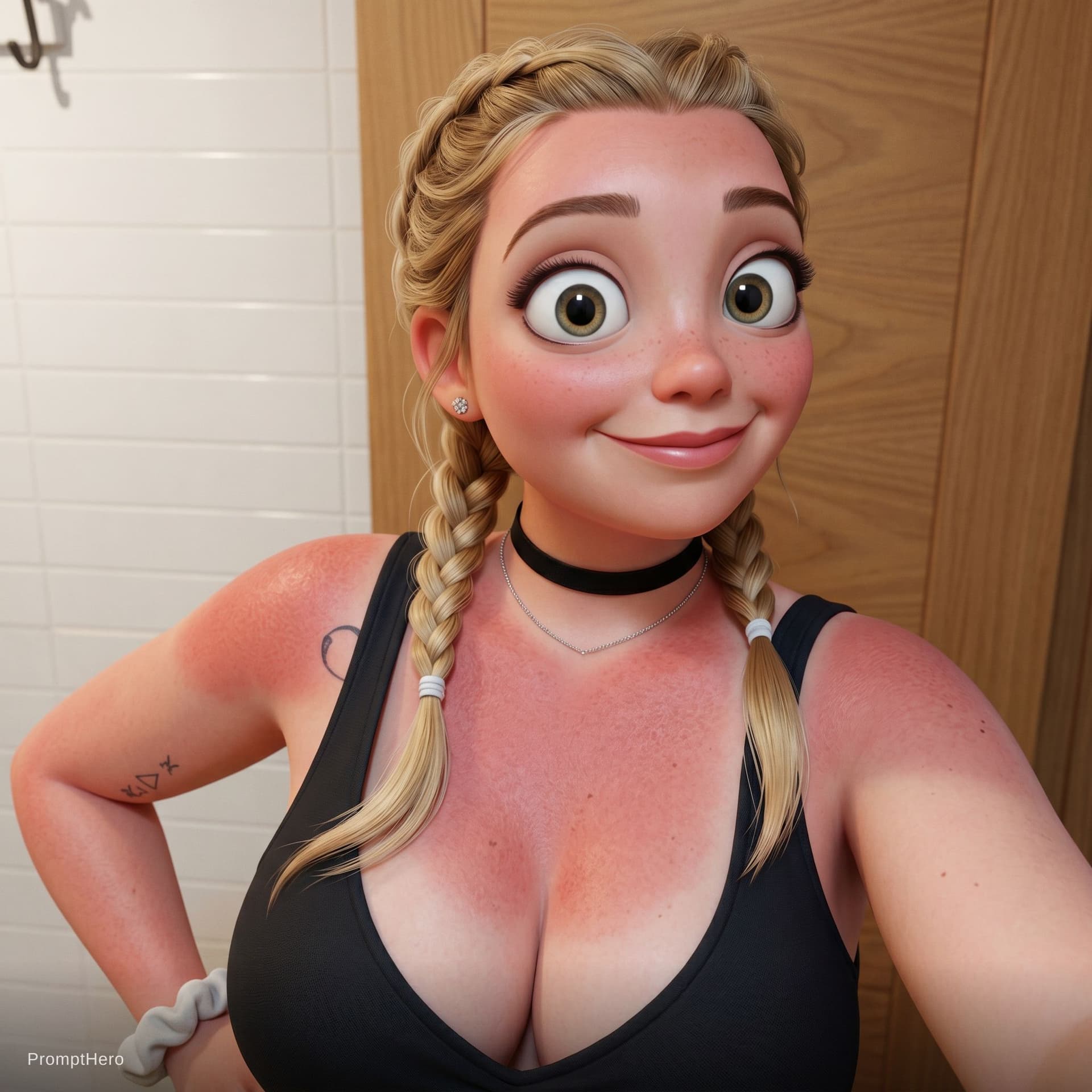 AI generated: Make this image an hyperreality cartoon 3D style