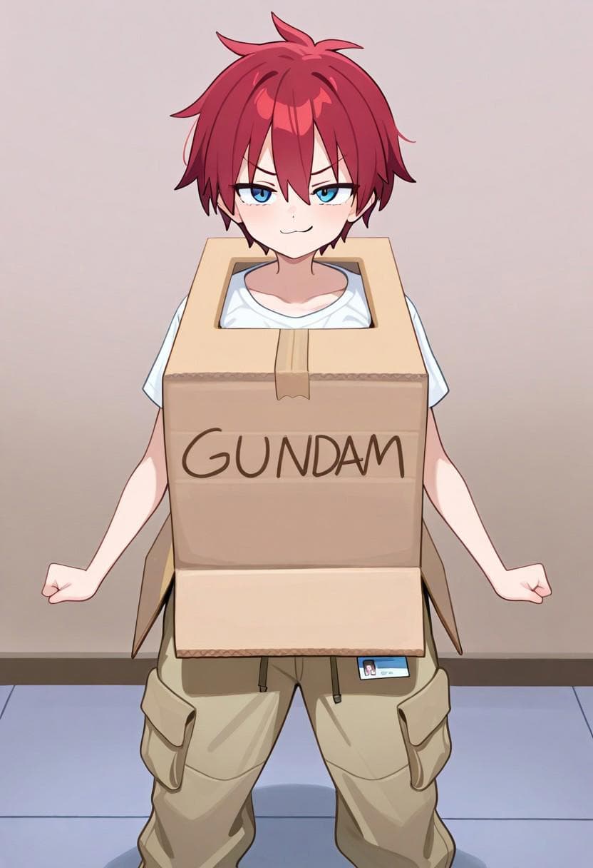 [IL] Cardboard Box Gundam / 箱ガンダム / ダンボールガンダム