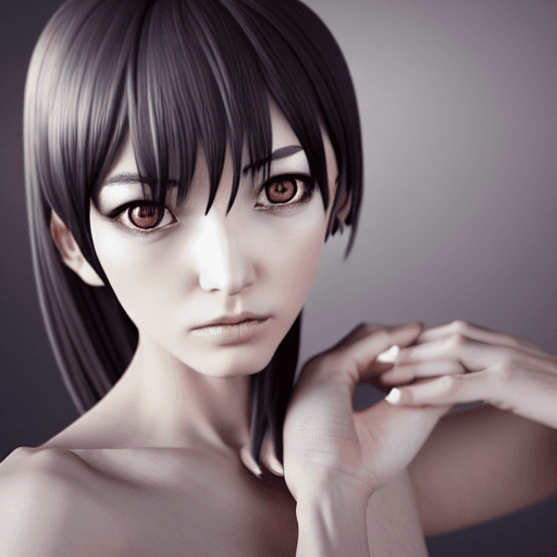 AI generated: tanaka mamimi, (masterpiece, best quality:1.2), photorealistic, sophisticated, 1 lady, woman, full b...