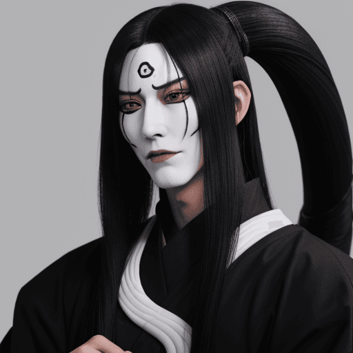 AI generated: black orochimaru