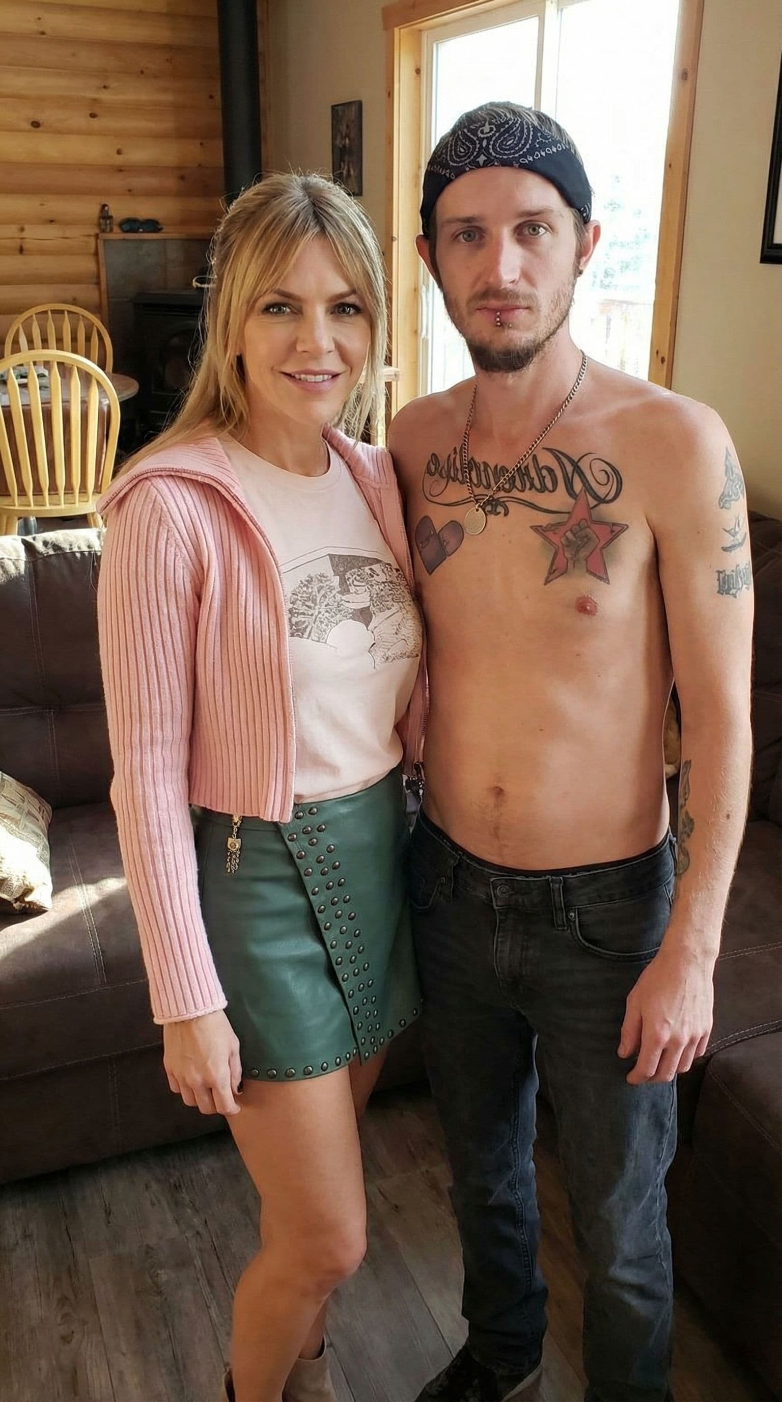 AI generated: Man and woman stand together 