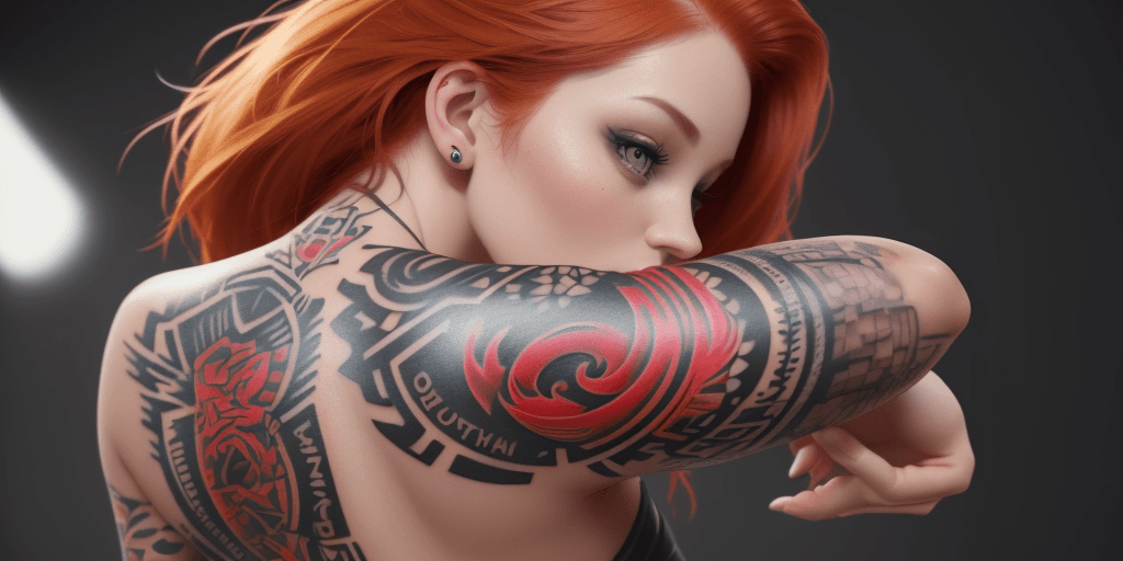 AI generated: Style sticker, sticker with white edges, beautiful shiny sticker, beautiful, Tattoo vibes: I carry m...