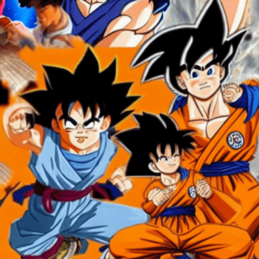 AI generated: son goku