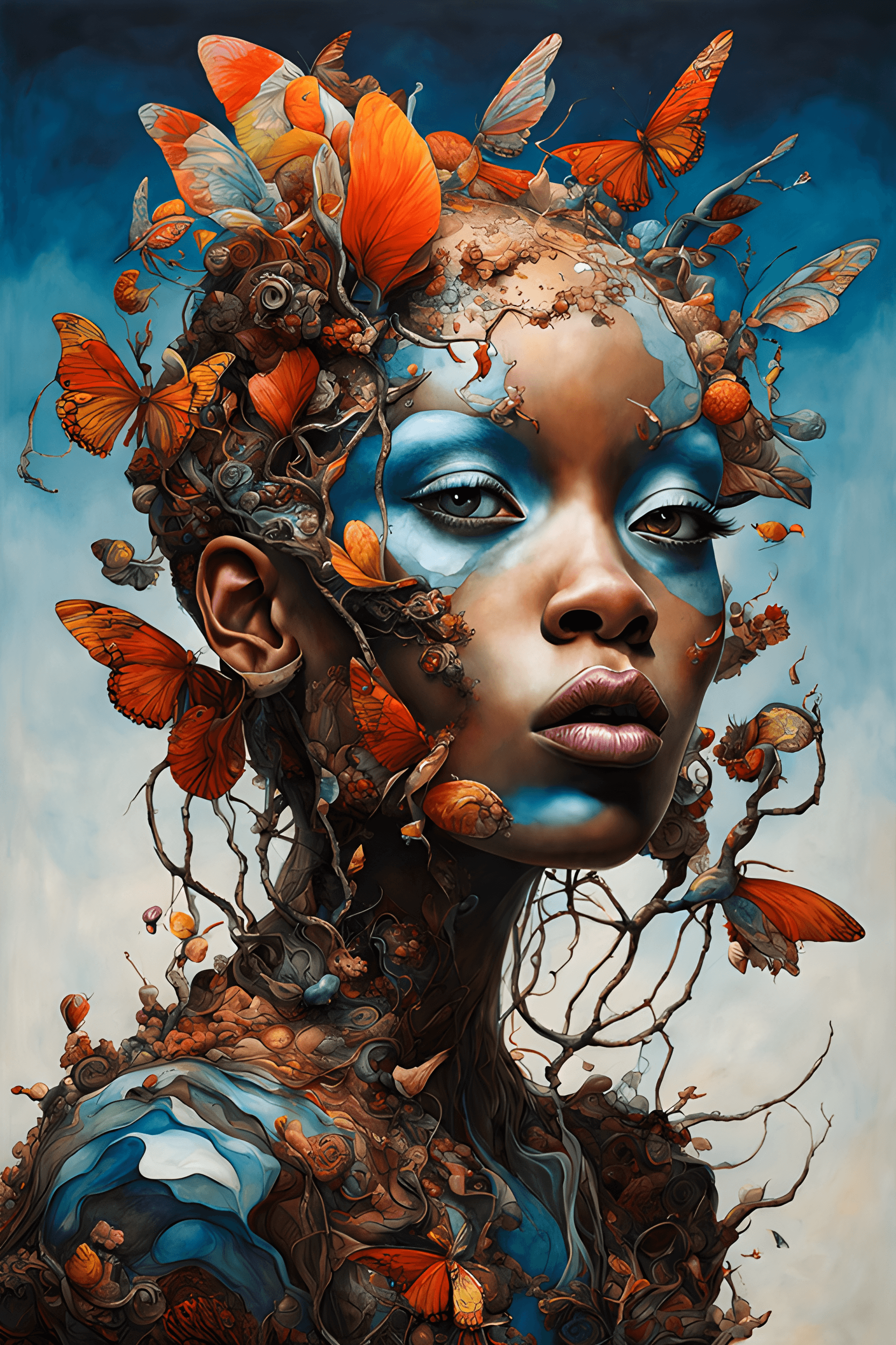 AI generated: vitrail glass style, outstanding quality, dreamlike, surrealism, elusive images and concepts that da...