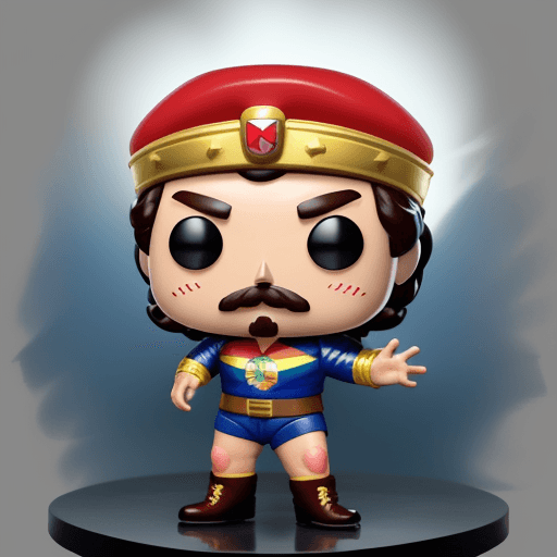 AI generated: funko pop de Capitán américa dynamic