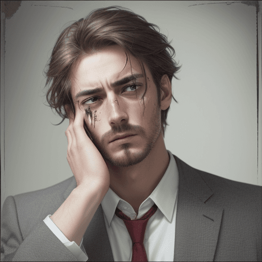 AI generated: a man look sober,6v--ar.============================================================================...