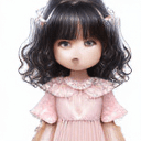 AI generated: (Masterpiece, Award winning, Highest Quality:1.2), (short hair, wavy hair black hair:1.28), little g...