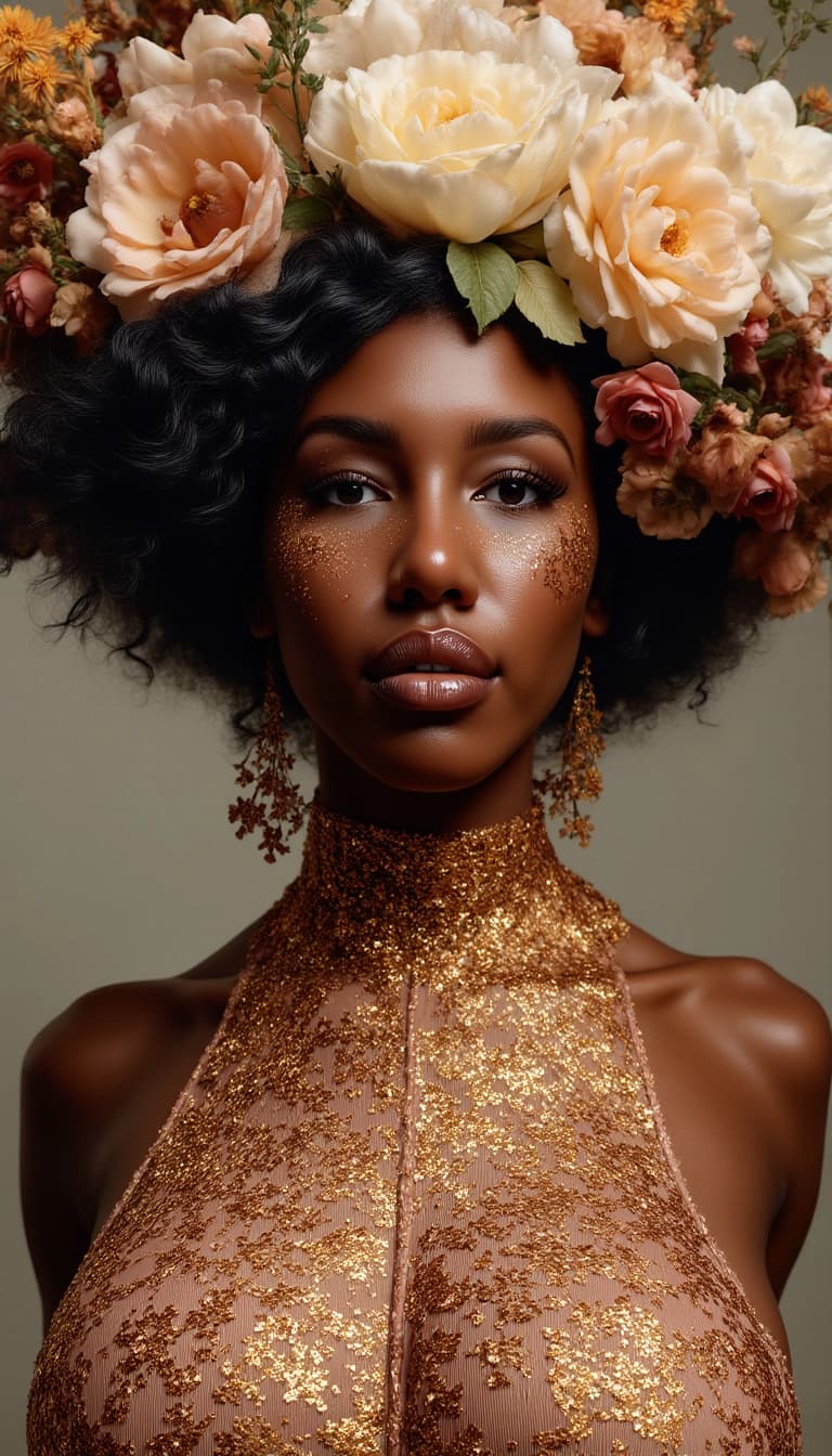 AI generated: A hyperrealistic fashion photo by Annie Liebovitz.