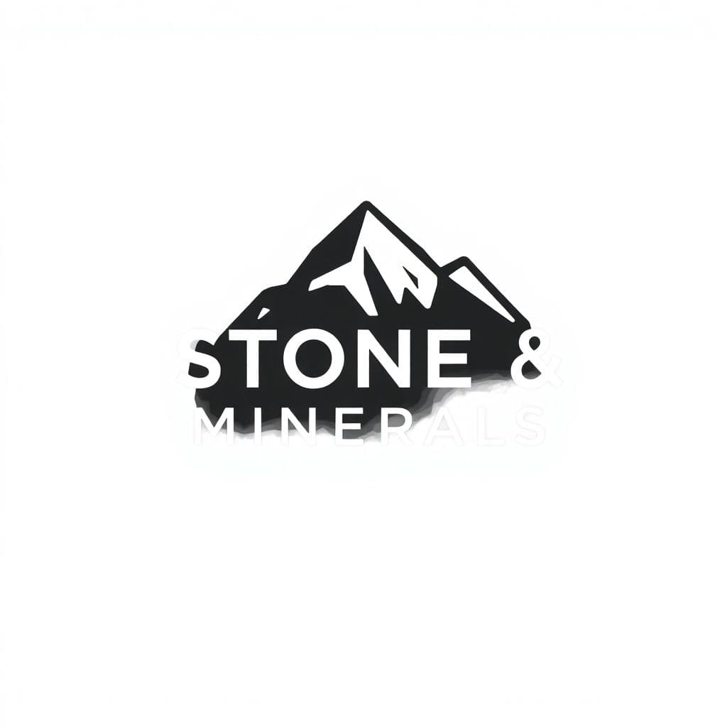 AI generated: Создай современный футуристический логотип для компании 'Stone & Minerals', занимающейся продажей ми...