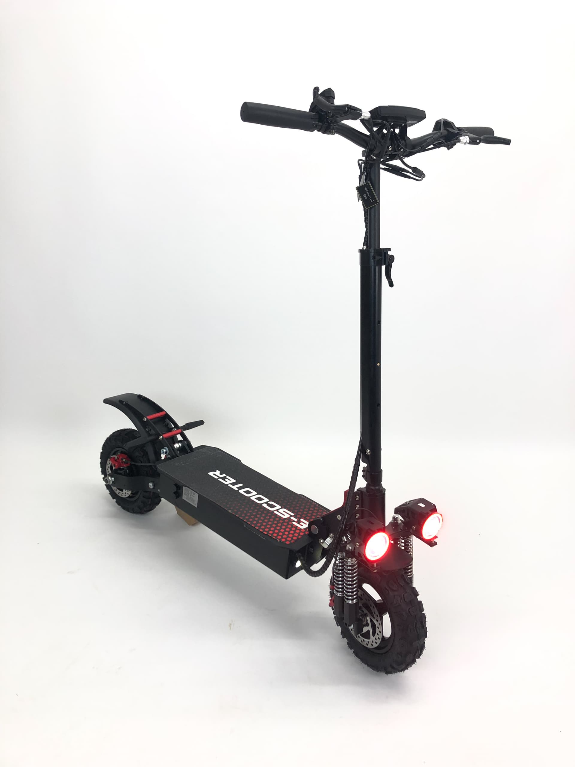 AI generated: spring street with electric scooter