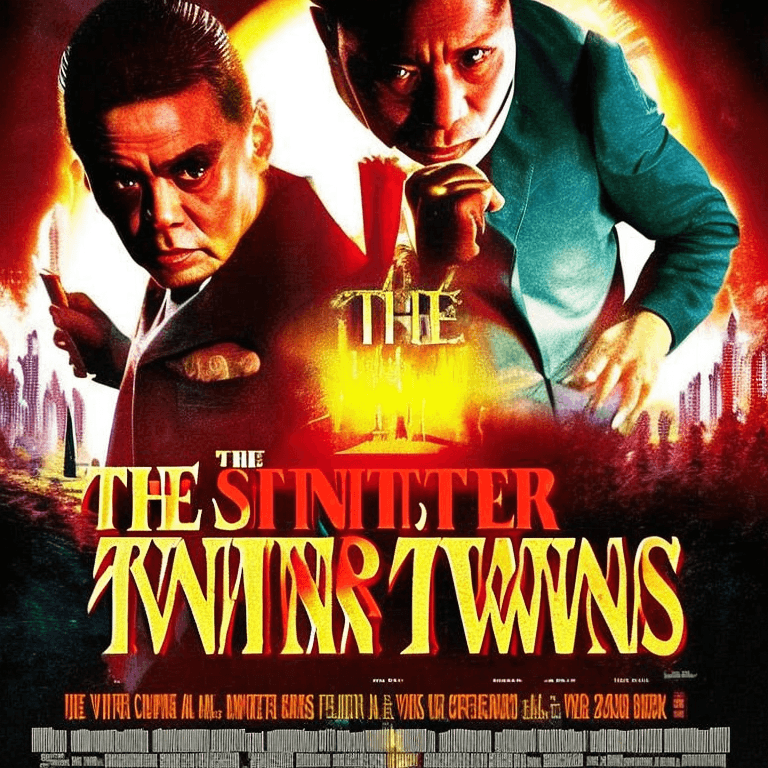 AI generated: Title: "The Sinister Twins: Inspired by Takashi Miike, a Visceral Horror Experience from 20th Centur...