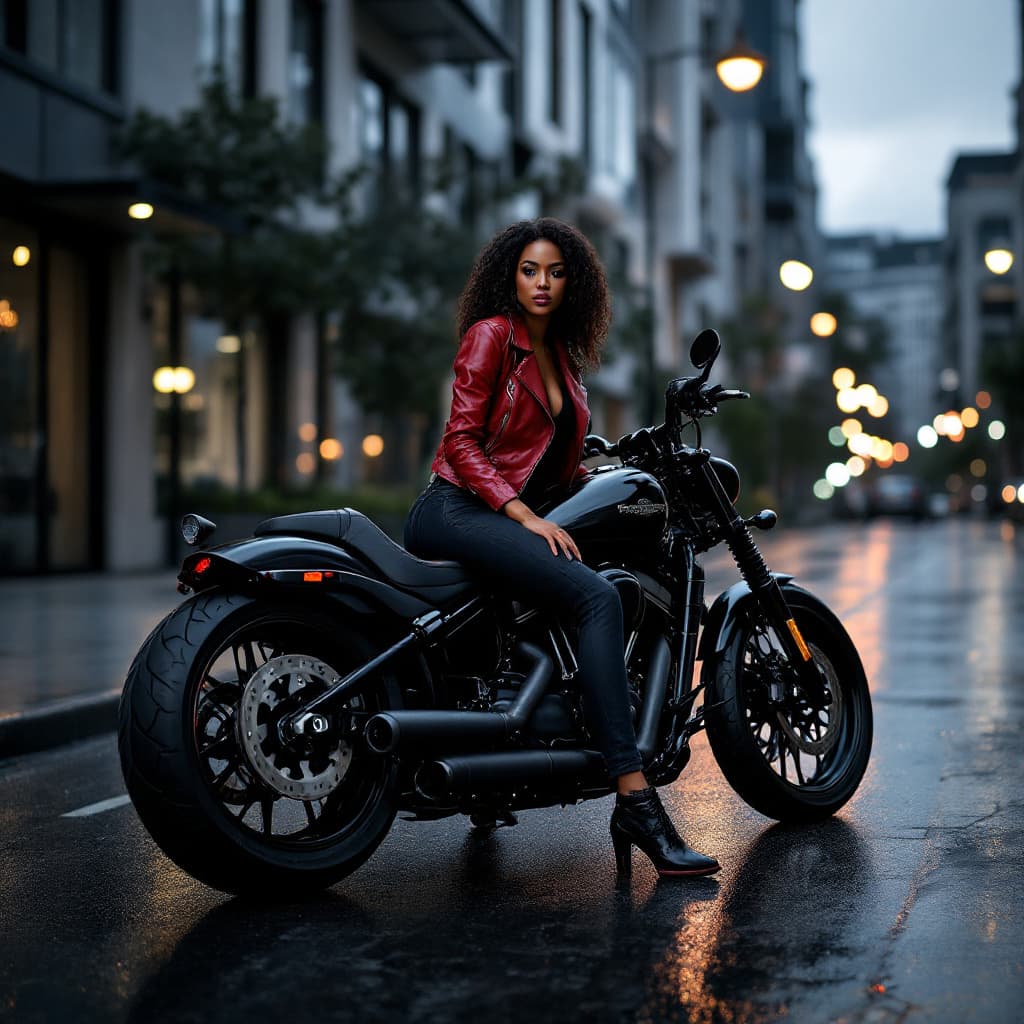 AI generated: Street photography, shot with a Canon EOS 5D Mark IV camera, Canon EF 85mm f/1.4L IS USM --ar 1:2 --...