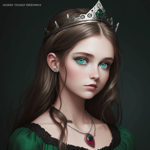 AI generated: this is a book cover, it has a dark background, it shows a girl, american in appearance, , she has b...