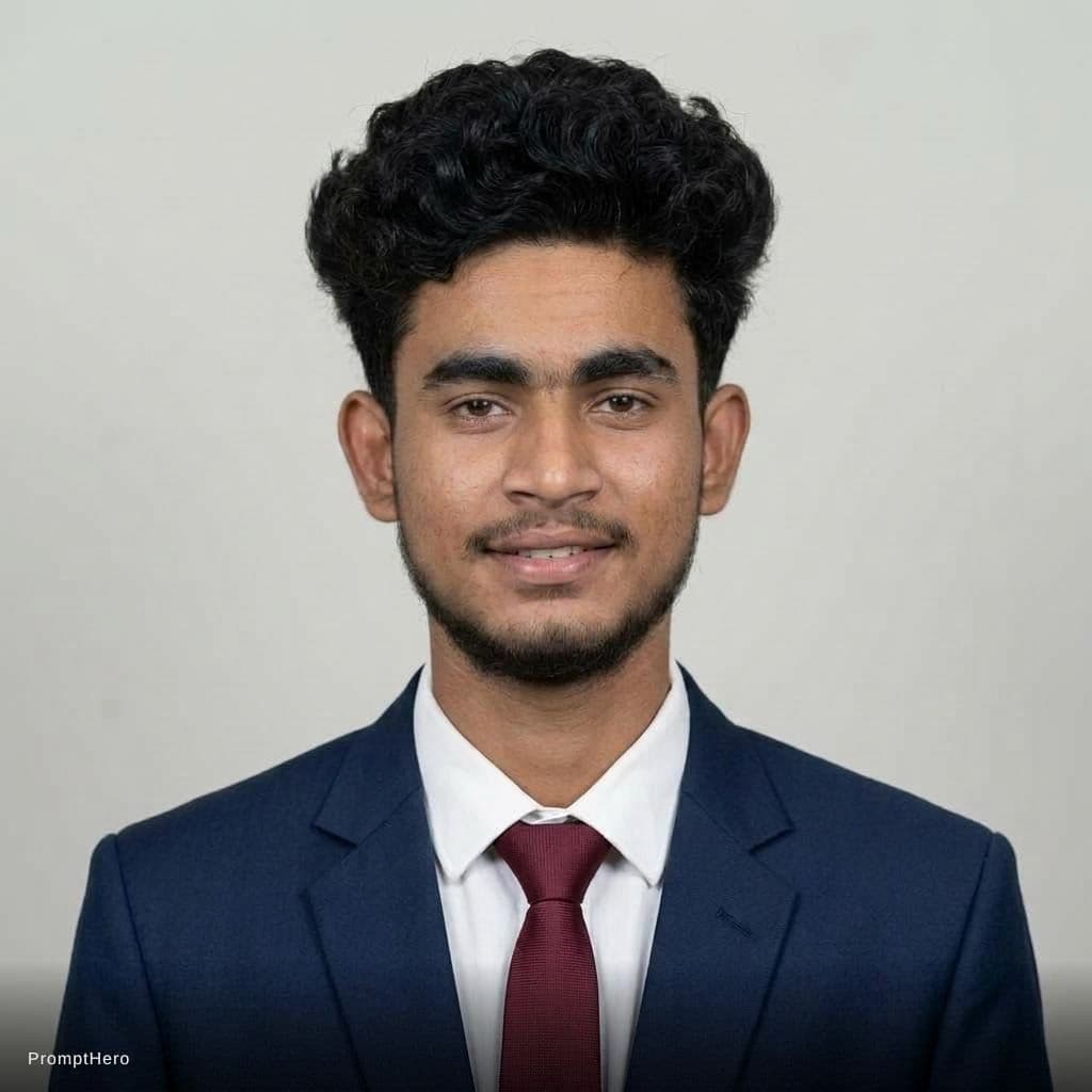 AI generated: passport photo man  dont remove the beard put the proficinal bread also as per my uploded iamge matc...