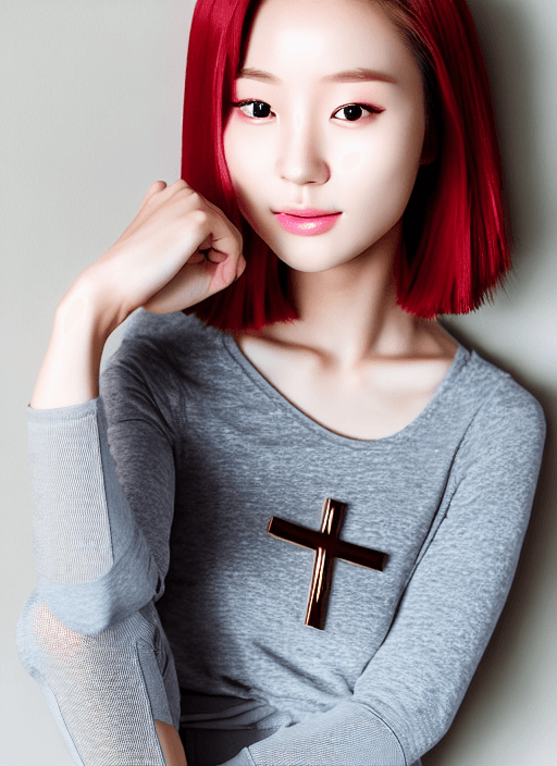 AI generated: 1 girl, beautiful Korean girl, (elegant Korean girl), (hyper-detailed quality face),(toned stomach:1...