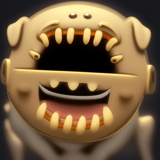 AI generated: smile dog.exe creppypasta 
