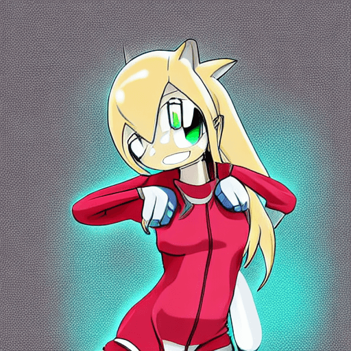 AI generated: Anime, character, girl, sonic, female, video game character, Roguethebat, bodysuit, gloves