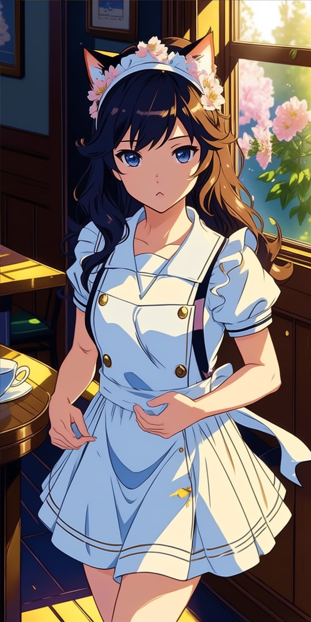 AI generated: (masterpiece), (anime style), shot from below, award winning, close up, centered, Instagram able, lo...
