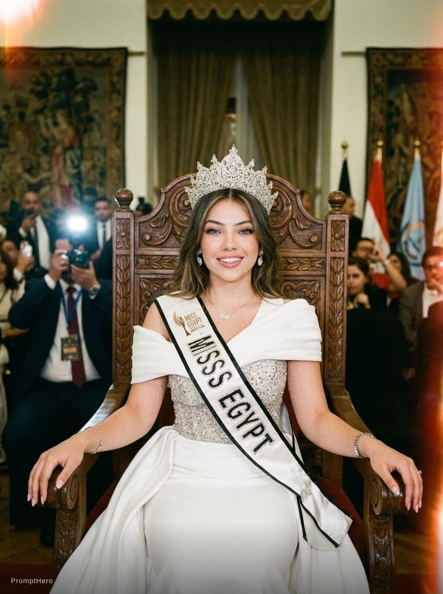 AI generated: Kodak disposable photography of young queen sit on her throne, 8k, --ar 3:4