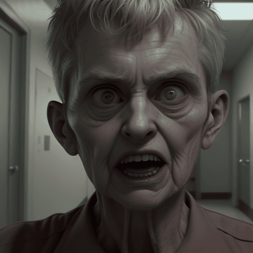 AI generated: Psycho is taken by orderlies to a mental hospital,4k,ulra hd 