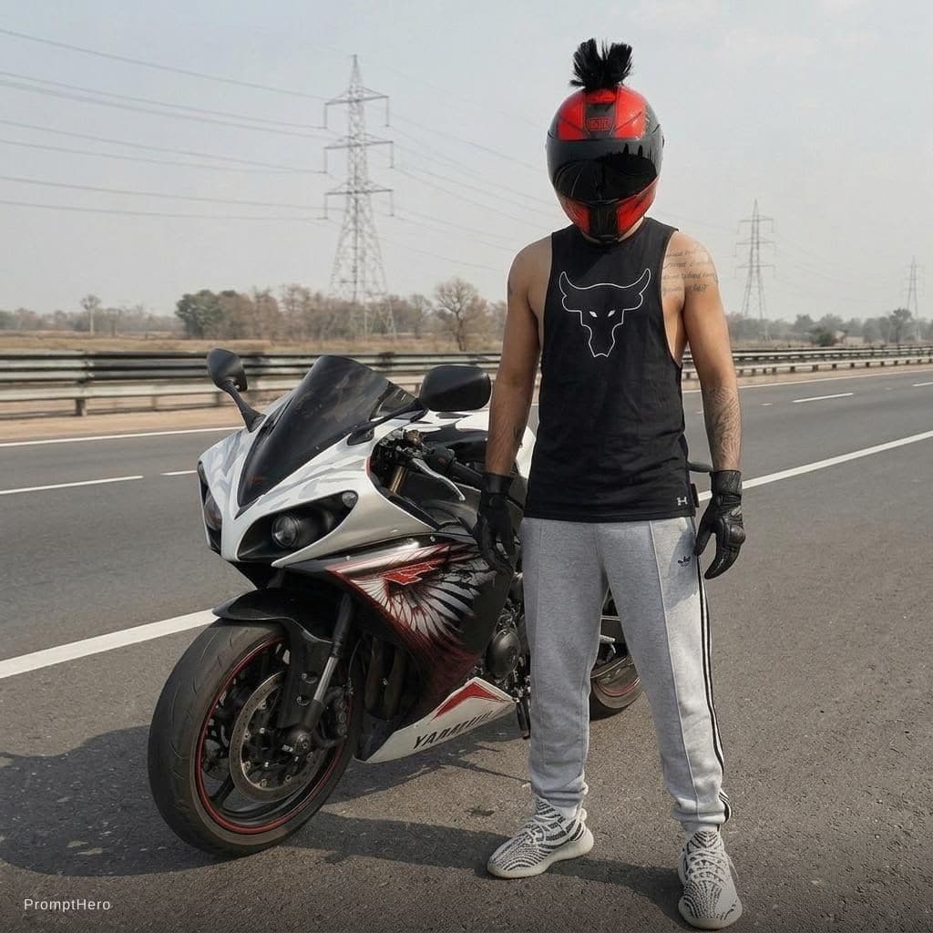 AI generated: Black visor