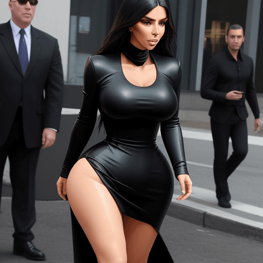 AI generated: kim k