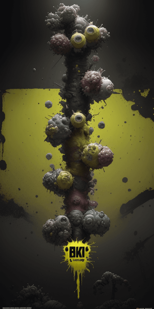AI generated: Raw 8K Power in Breathtaking 4D Detail A biohazard is a biological substance that threatens human or...