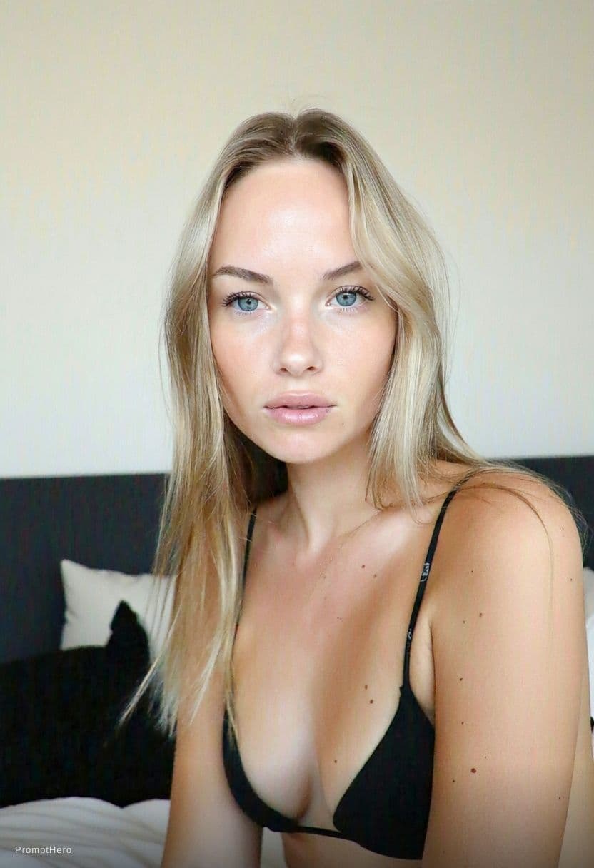 AI generated: "Photorealistic mirror selfie of my exact young adult female model (21+), strict visual fidelity to ...