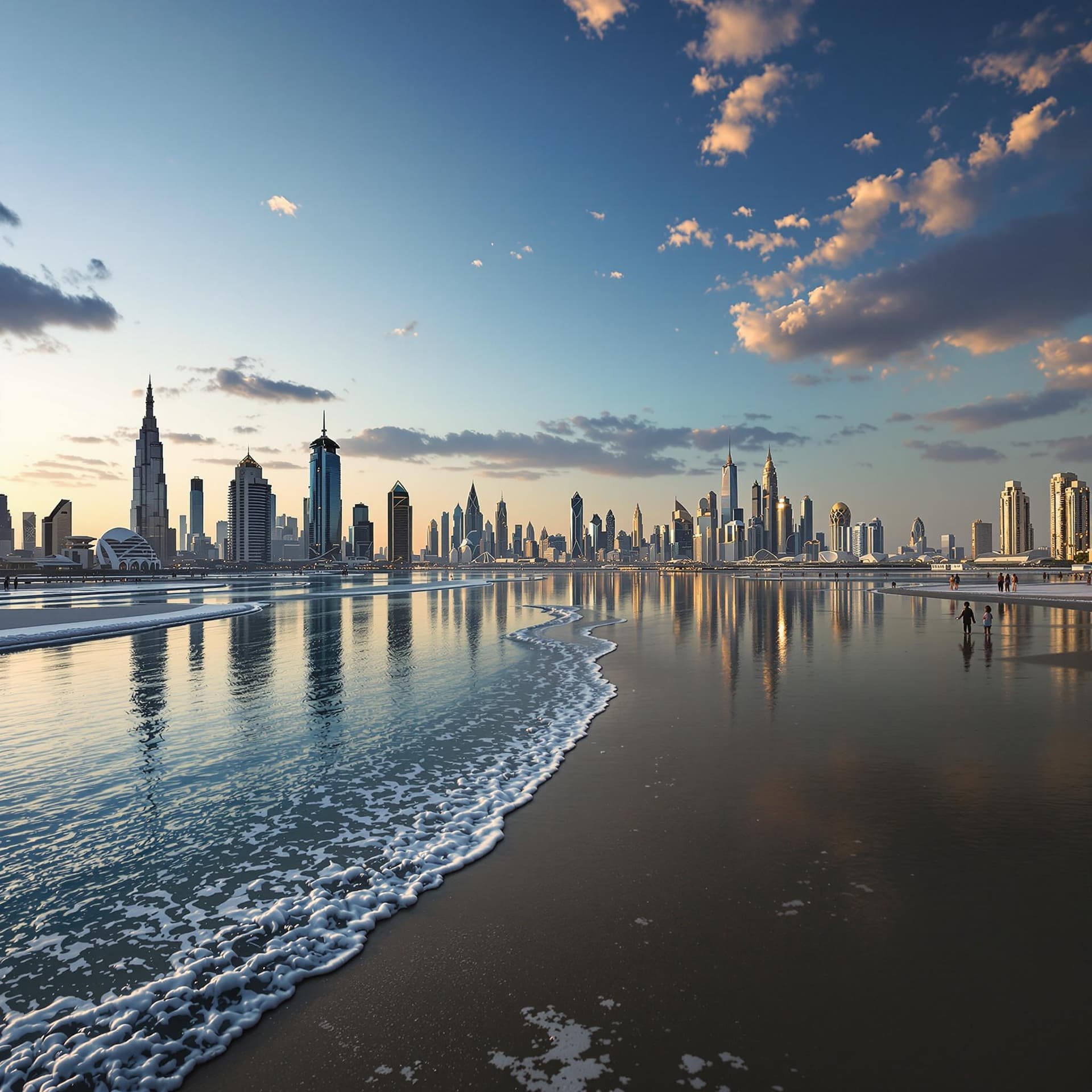 AI generated: make a photo of dubai with 8k quality