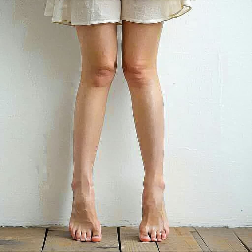 AI generated: Realistic girl, legs