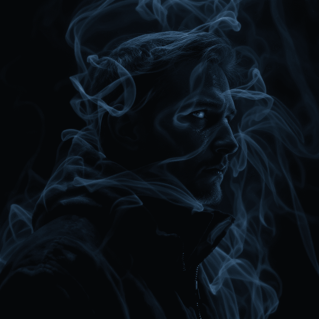 AI generated: With my image, retain all the features of my face and shoulders. Give me deep, expressive eyes. He s...