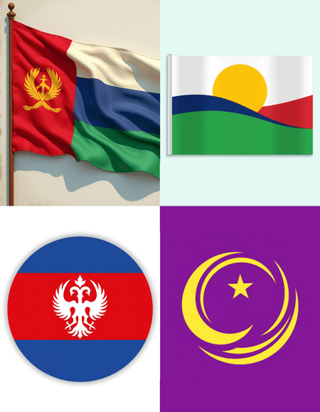 Flags (countries oriented) - Image 1