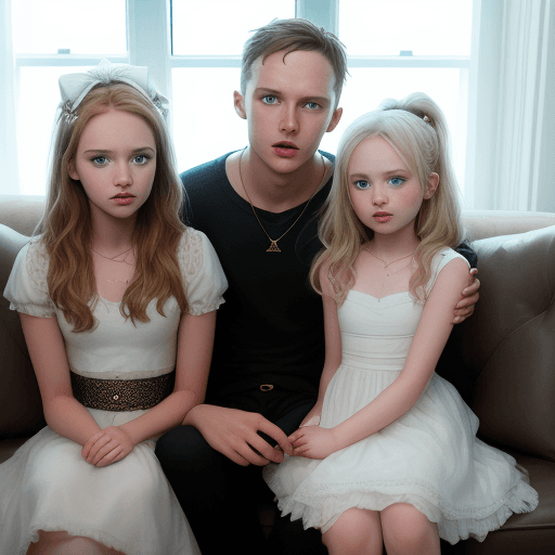 AI generated: Tom Dinkelman, Tiffany, Olivia, Atlanta, and Lily Dinkelman

