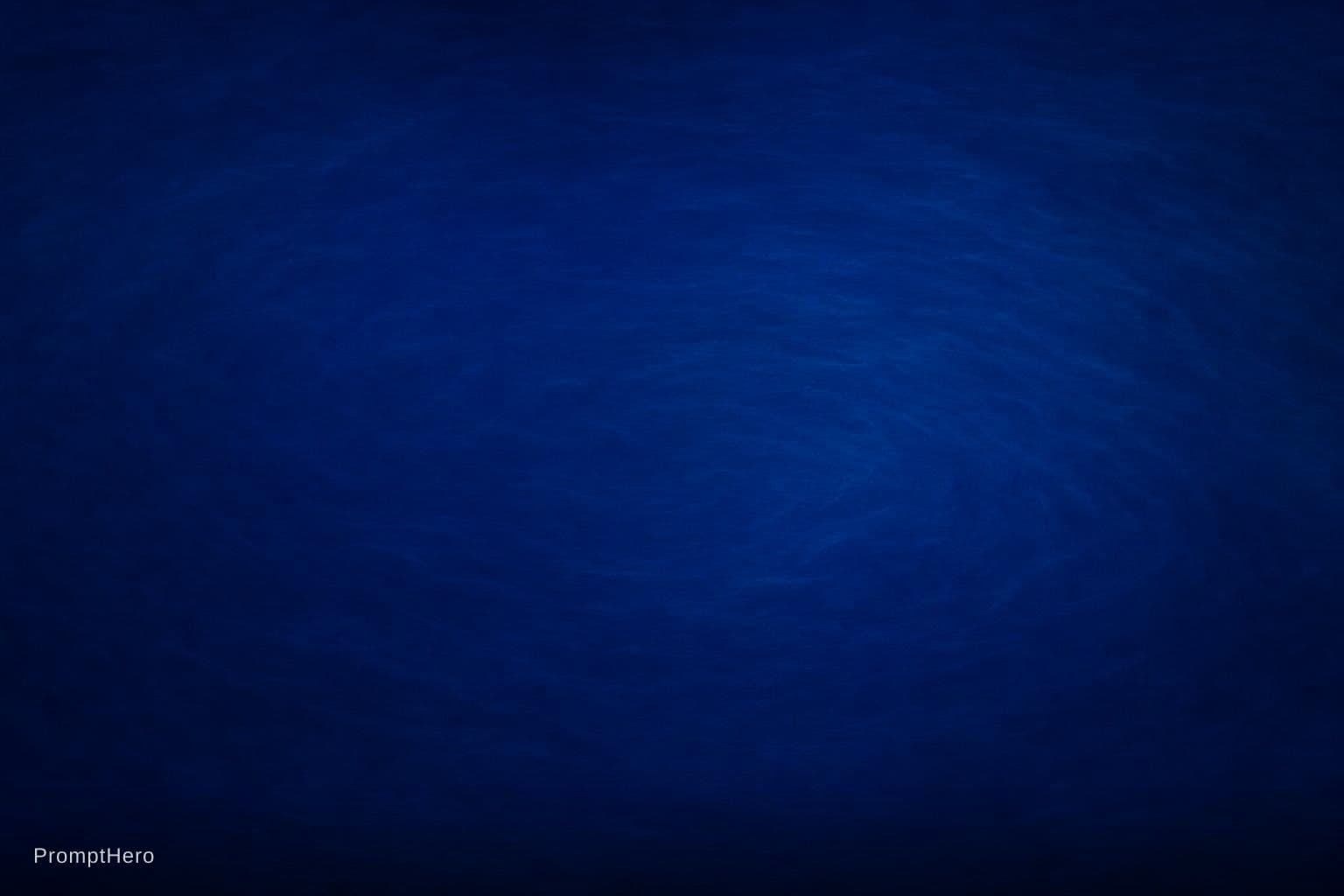 AI generated: No figure. No face. No human shape. Only a deep, endless blue — not a color, but a presence. Faint v...