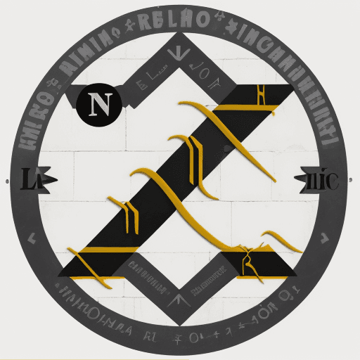 AI generated: En la parte superior del logo, las iniciales "H" y "A" se entrelazan con una tipografía limpia y mod...