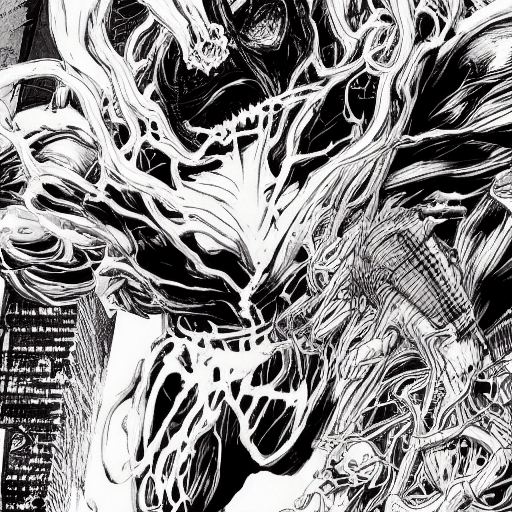 AI generated: carnage super art, super detail, super quality, incredible view, gigantism, dark, Akira, 8K, Full-HD...