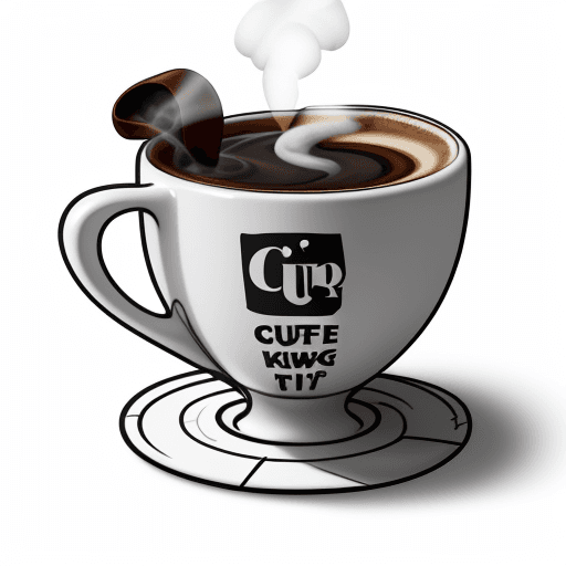 AI generated: Generate a logo representing the "Cup of Knowledge" concept for a news blog.
Begin with a stylized c...