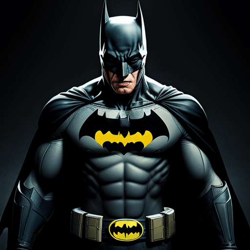 AI generated:  batman with UFC belt, 4 k,ultra HD 