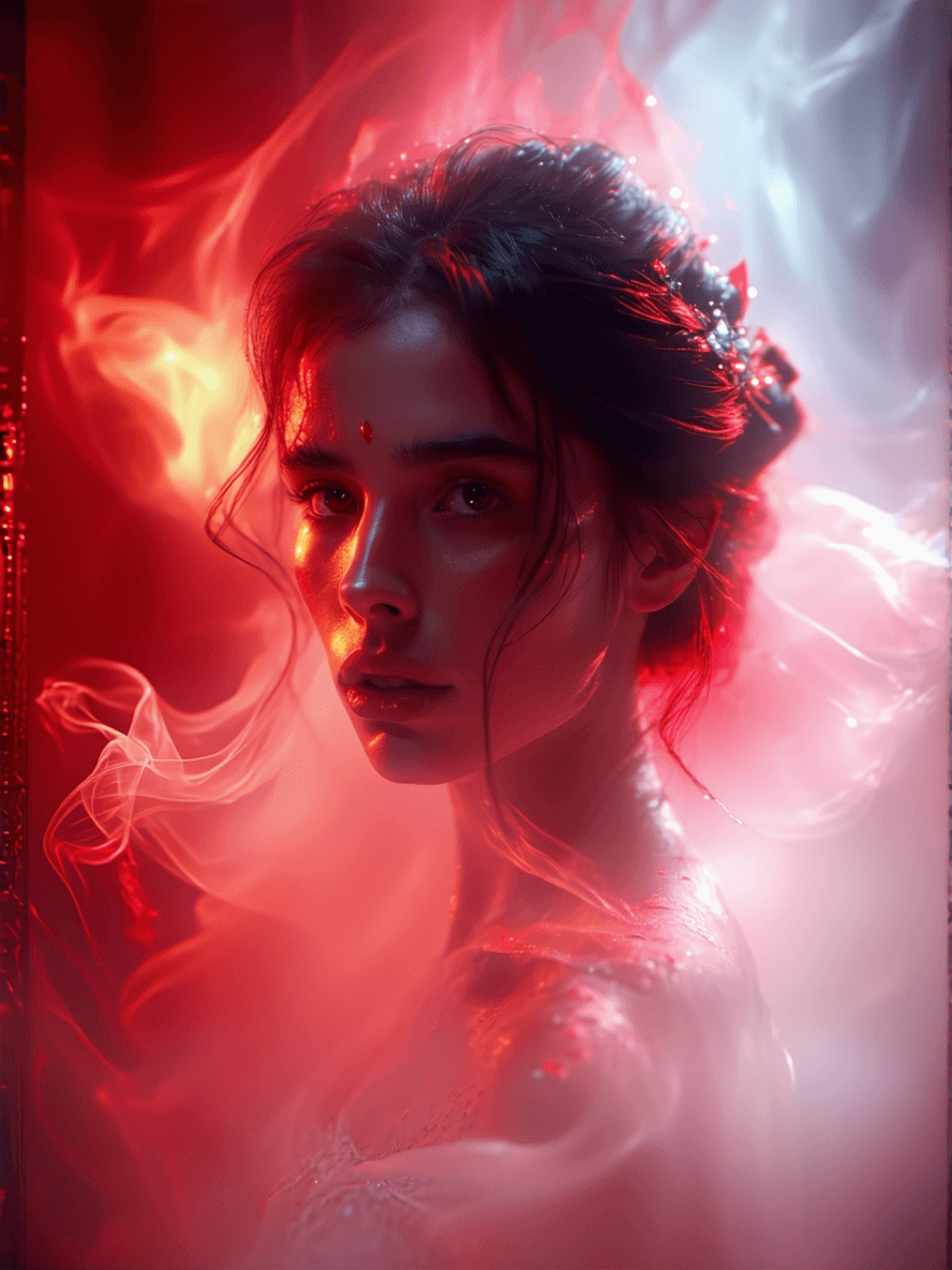 AI generated: Create a random image depicting beauty, (treachery:1.9), fantasy, dystopian, futuristic, epic, cinem...