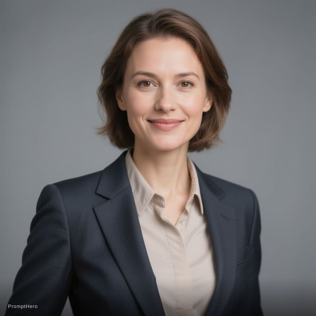 AI generated: Create a photorealistic, high-resolution corporate headshot
of the individual from the provided ima...