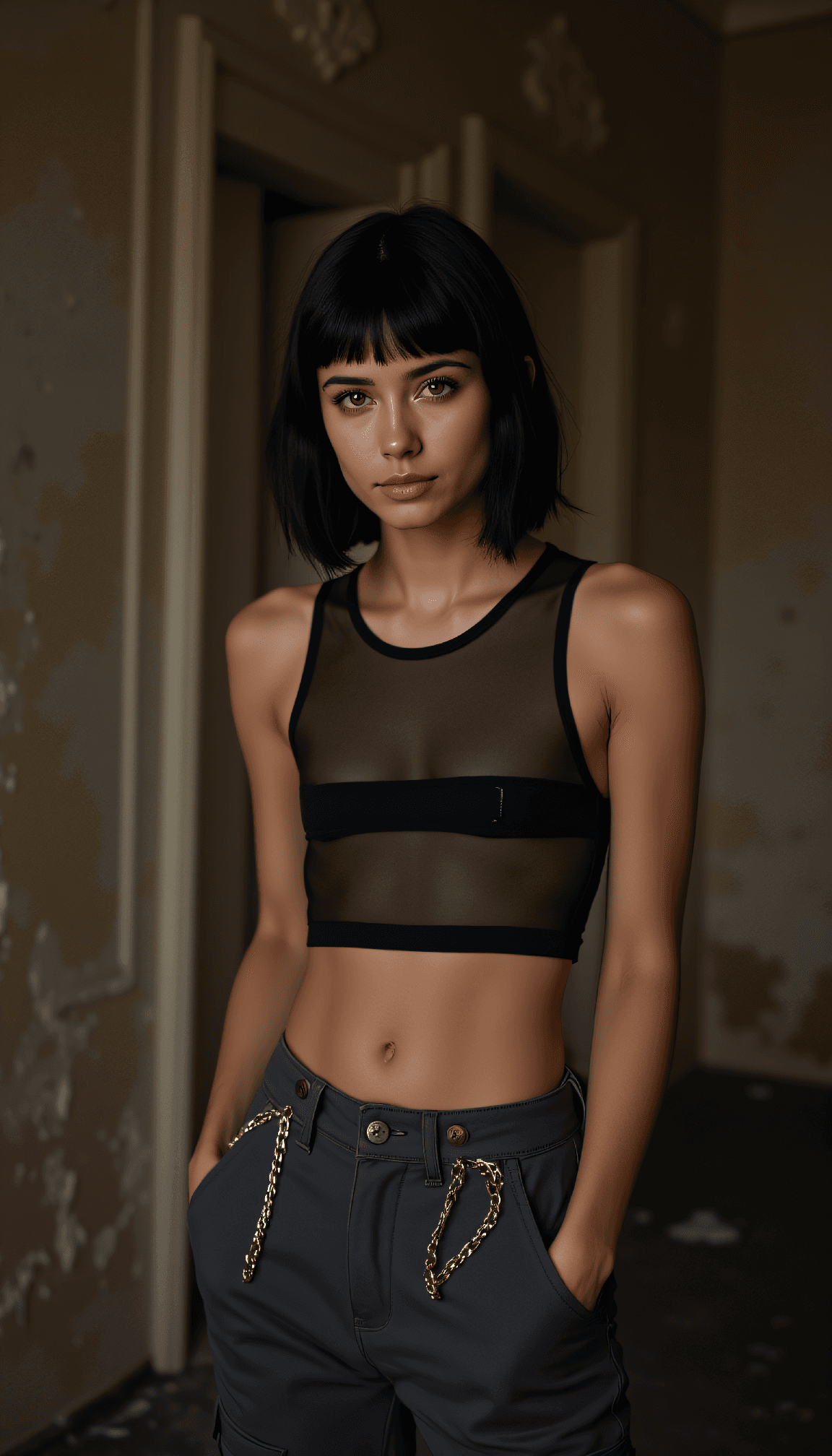 AI generated: parametersA photorealistic Waist-up power stance frontal, subject dominant pose, facing camera, dire...