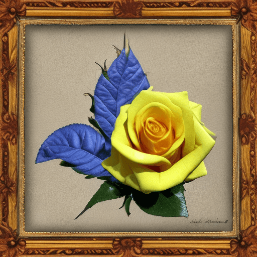 AI generated: Texas yellow rose