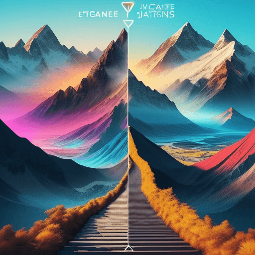 AI generated: Create a vibrant, motivational YouTube channel banner for 'EpicLife Journeys.' The design should ins...